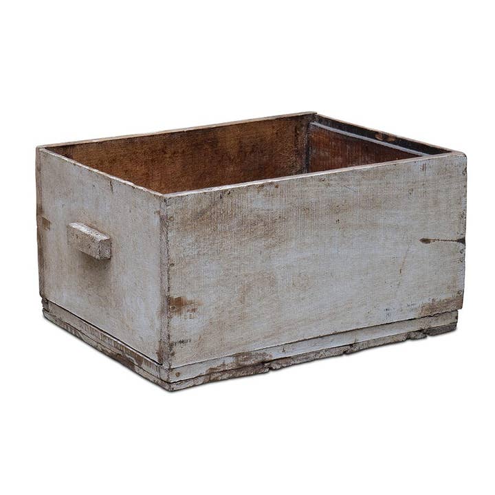 Spoolbox P - Originale gamle trækasser af genbrugstræ for engroshandel hos Nature and Style Wohnkultur Import GmbH