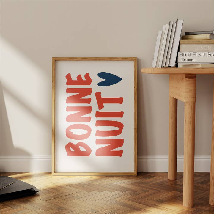 Fanclub – Großhandel Kunstdruck – Giclée-Kunstdruck „Bonne Nuit French Coffee Kitchen“