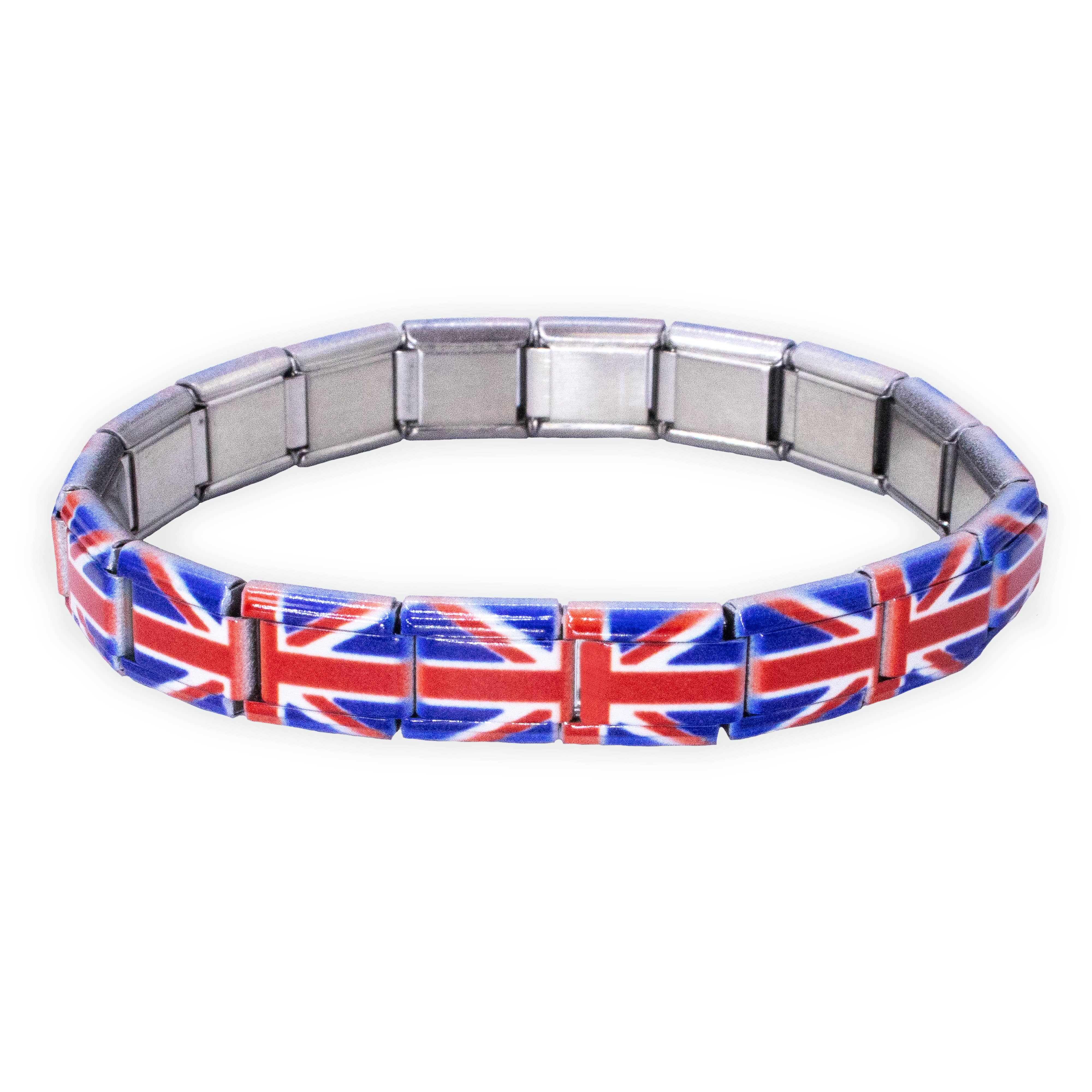 Natalia - Wholesale Charm/Dangle Bracelet - Italian Charm Bracelet Flags - Link Jewelry38