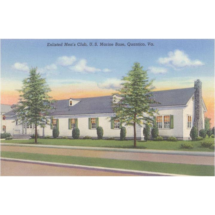 Art Print ML-50 Enlisted Men's Club, Quantico for wholesale by Found Image Press