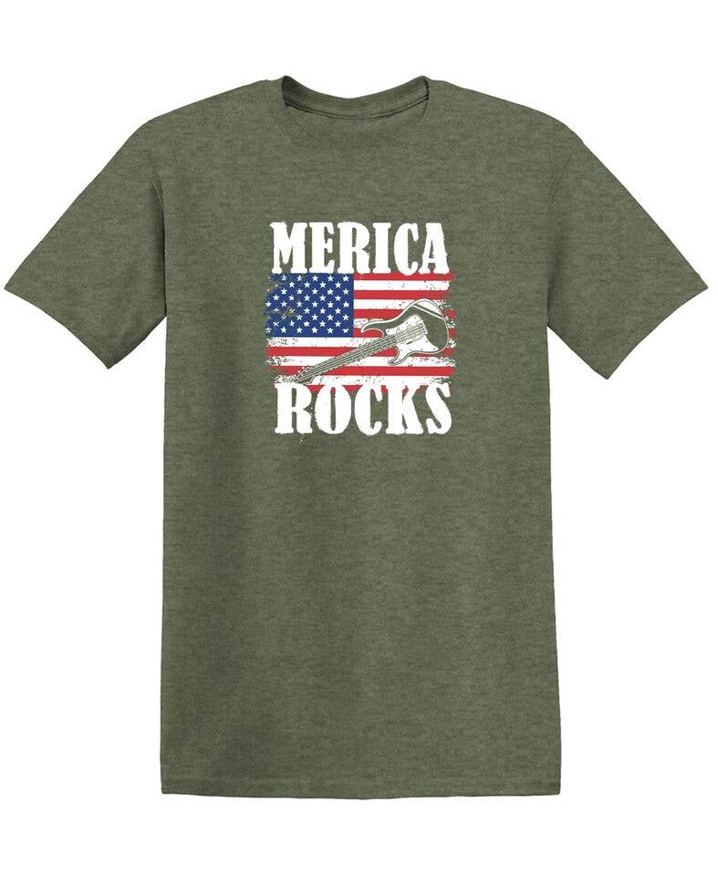 Feelin Good Tees - Wholesale Screen Printed T-Shirt - Unisex - Merica Rocks.9