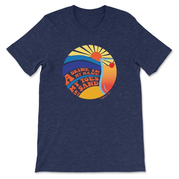 Daydream Tees Toes na Areia por atacado de Daydream Tees