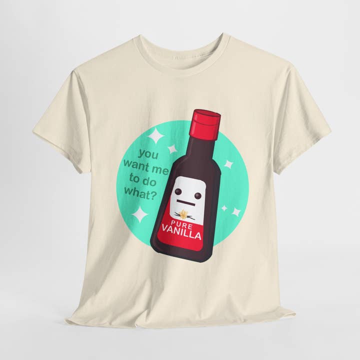 Camiseta Unisex de Algodón Grueso Vainilla para venta al por mayor de LVB Art