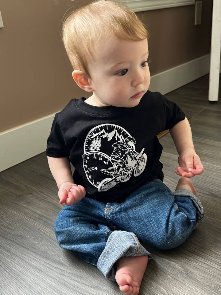 Rustic Girls - Wholesale Screen Printed T-Shirt - Kids - Dirt Bike Baby & Kids T-shirt