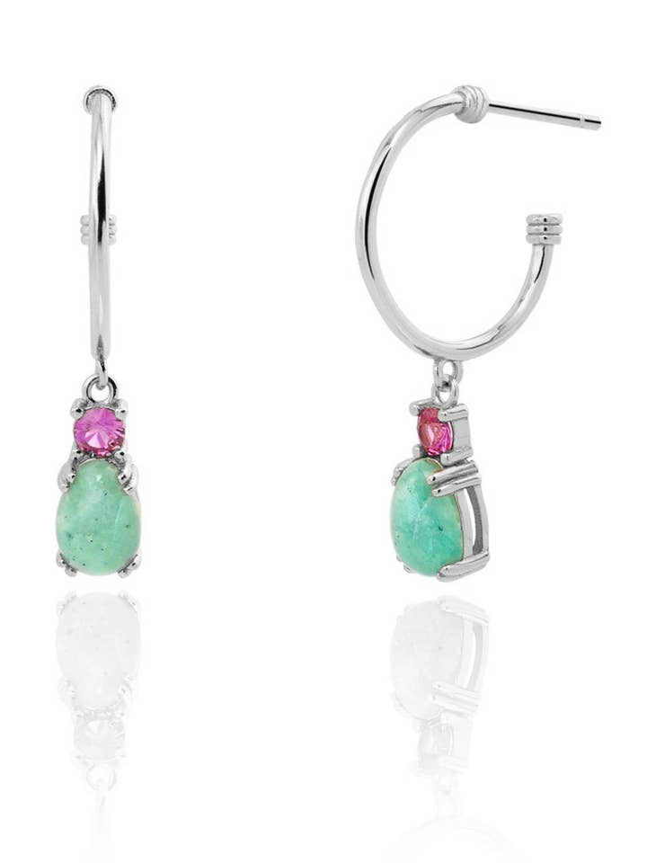 Orecchini MINA in argento per la vendita all'ingrosso da parte di Aran Jewels