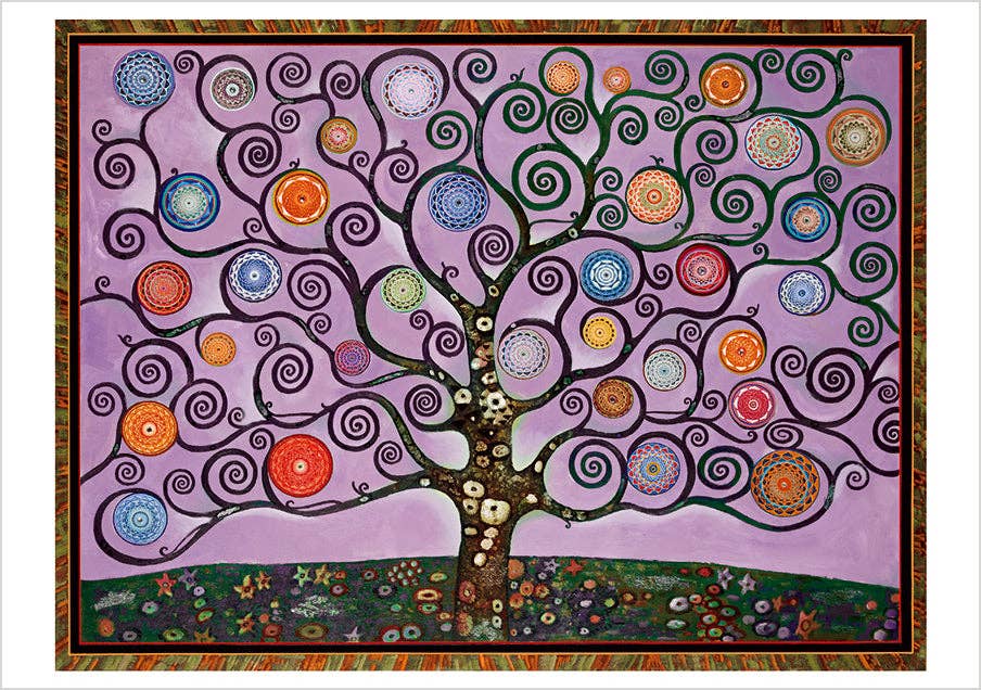 Pomegranate - Wholesale Stationery/Notecard Set - Paul Heussenstamm: Mandala Trees Boxed Notecard Assortment4