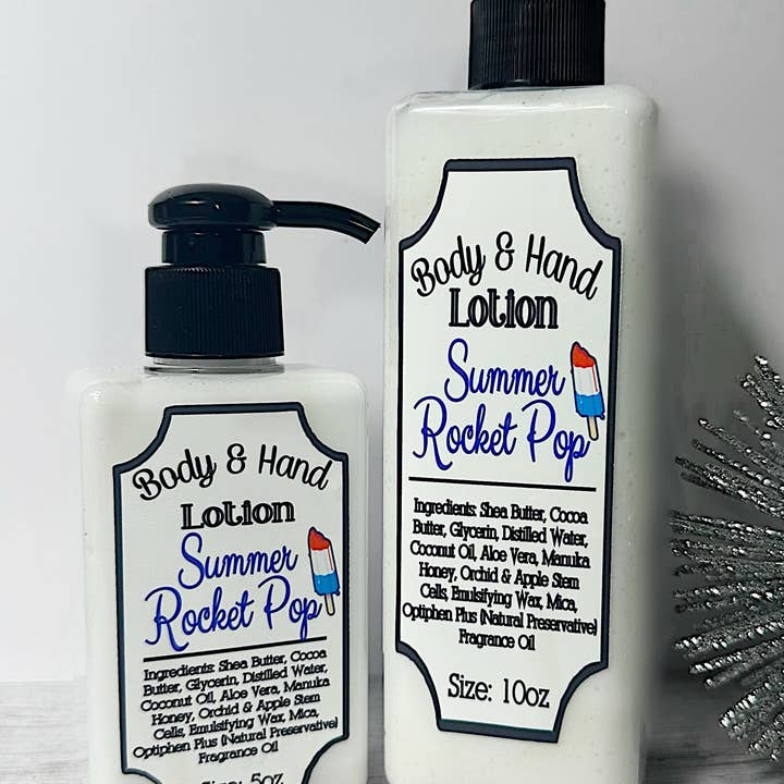 Mandatory Me Time - Wholesale Hand & Body Lotion - Rocket Pop Hand & Body Lotion | Seasonal Summer Patriotic 3