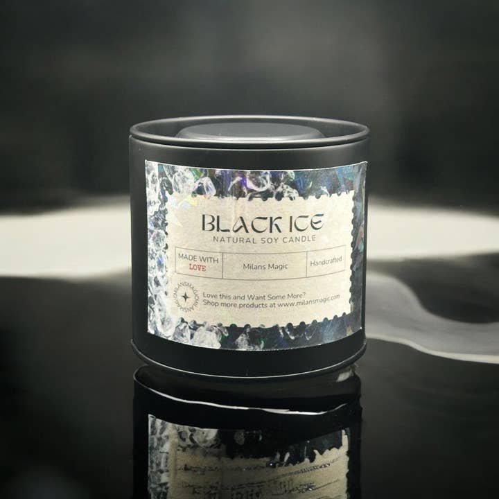 Milans Magic - Wholesale Jar/Filled Candle - Black Ice Candle