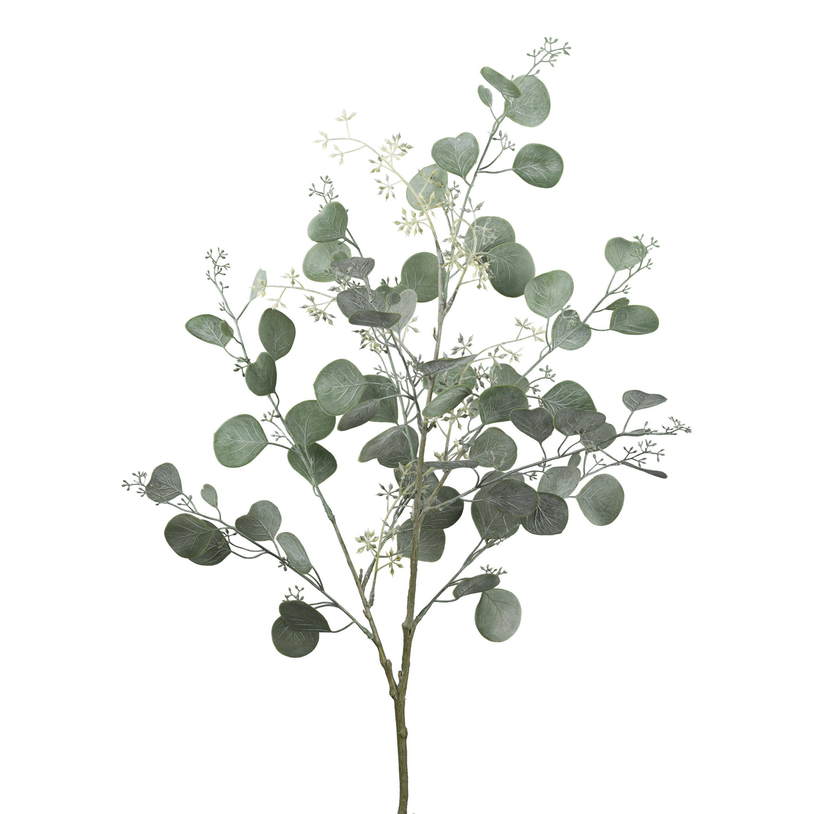GASPER GmbH - Wholesale Artificial Plant - Eucalyptus branch, 85cm, grey0