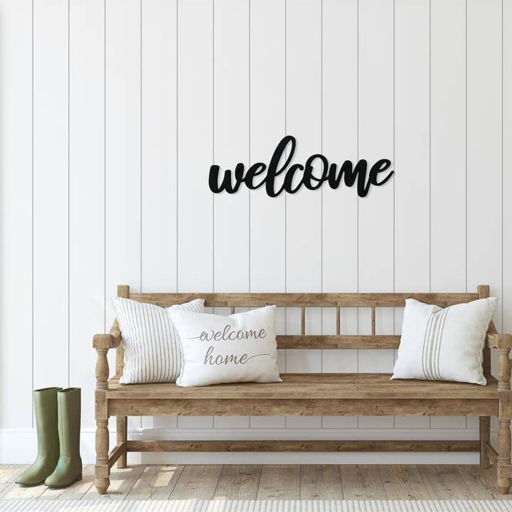 Wood Welcome Sign, Entryway Decor, Wreath Signs, DIY Wood for wholesale by Liz's Wood Designs