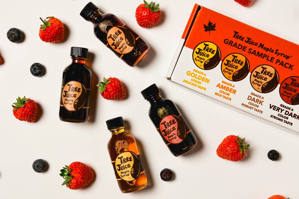 Tree Juice Maple Syrup - Wholesale Maple Syrup - Tree Juice Maple Syrup Grade Sample Pack11