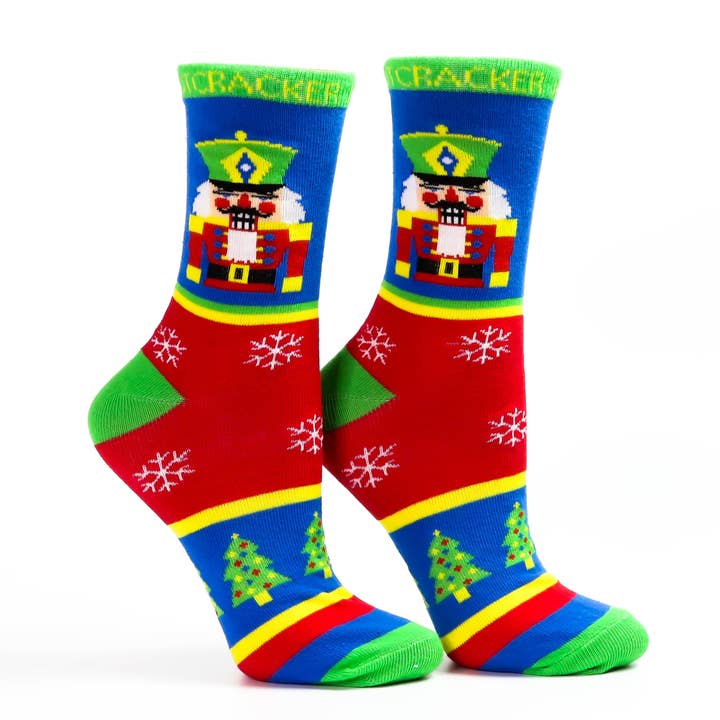 Nutcracker Ballet Gifts - Wholesale Socks - Women's - Multicolor Christmas Nutcracker Lightweight Socks6