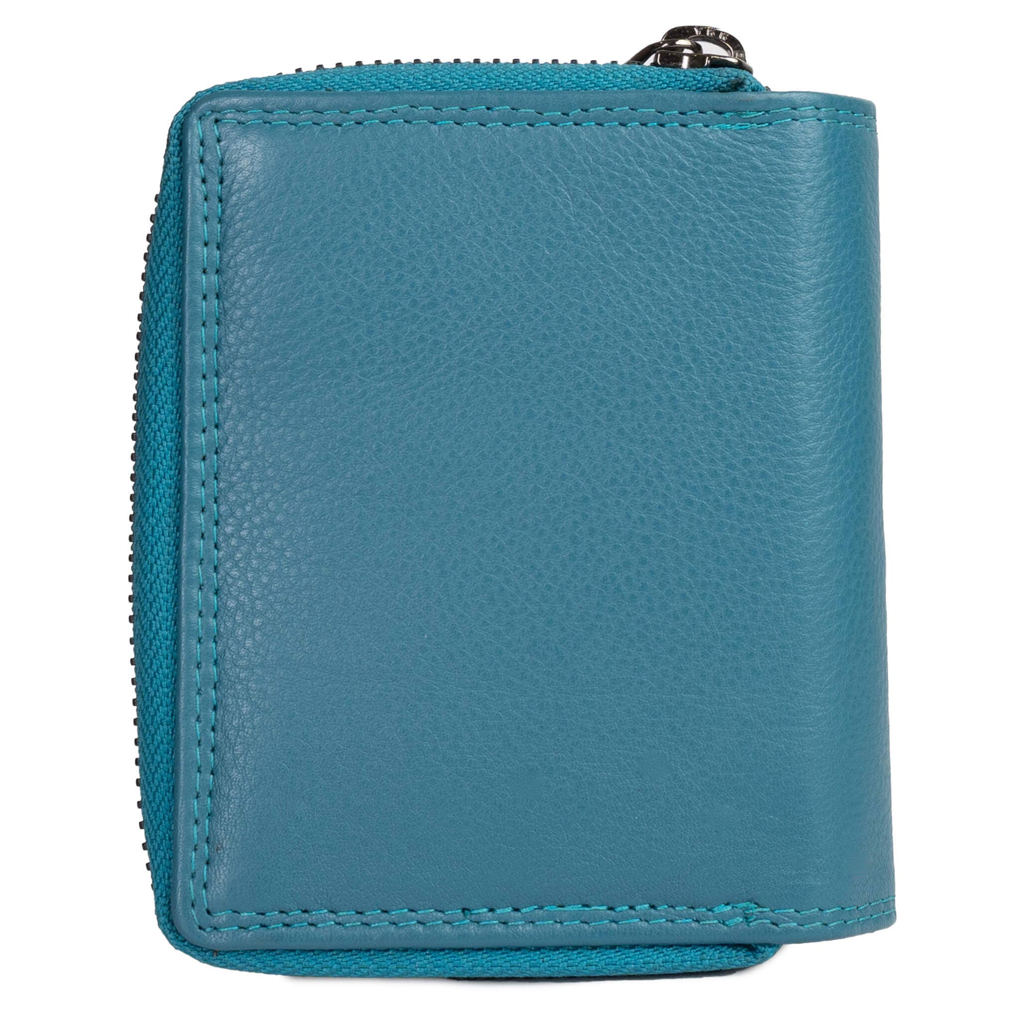 Greenwood - Wholesale Wallet - Unisex - Akiro women's small leather wallet with zip pocket6