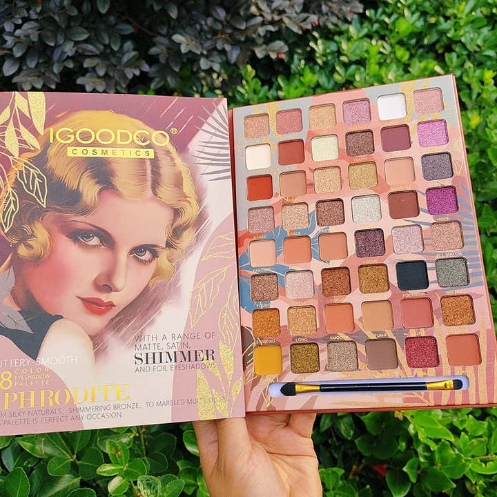 FurDecoration - Vendita all'ingrosso Palette di ombretti - Palette di ombretti Matte Glitter - 48 tonalità1