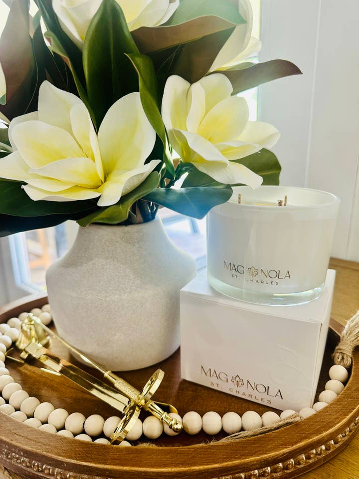 St. Charles 14 oz Candle for wholesale by MagNola Designs