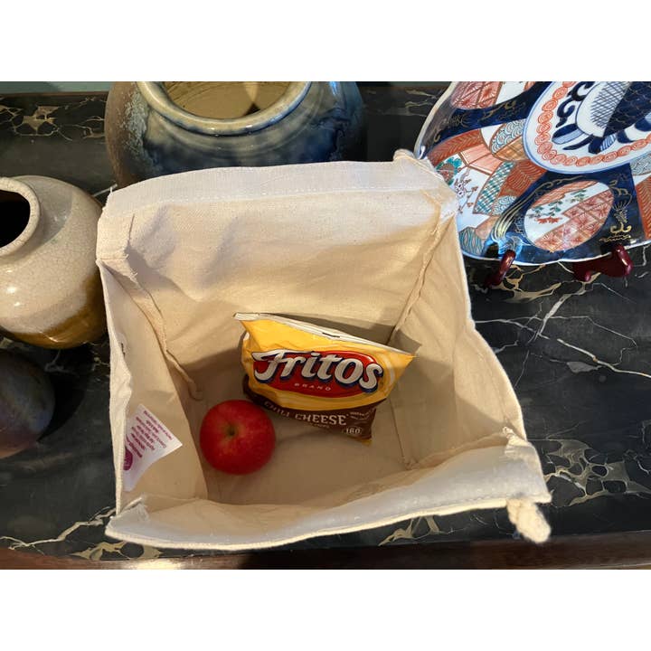 Colleen Harrington Studio - Wholesale Tote Bag - Unisex - Recycled Canvas Lunch Bag - I Send No Compliments 10