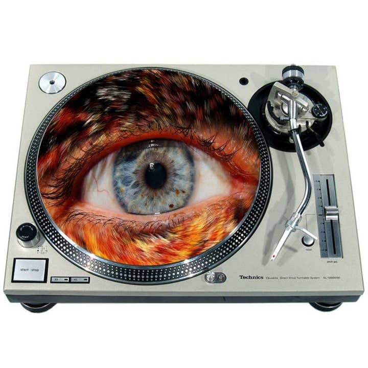 Slipmat 12"/ 7" for Record Players - Eye Hybrid for wholesale by Phatmatz