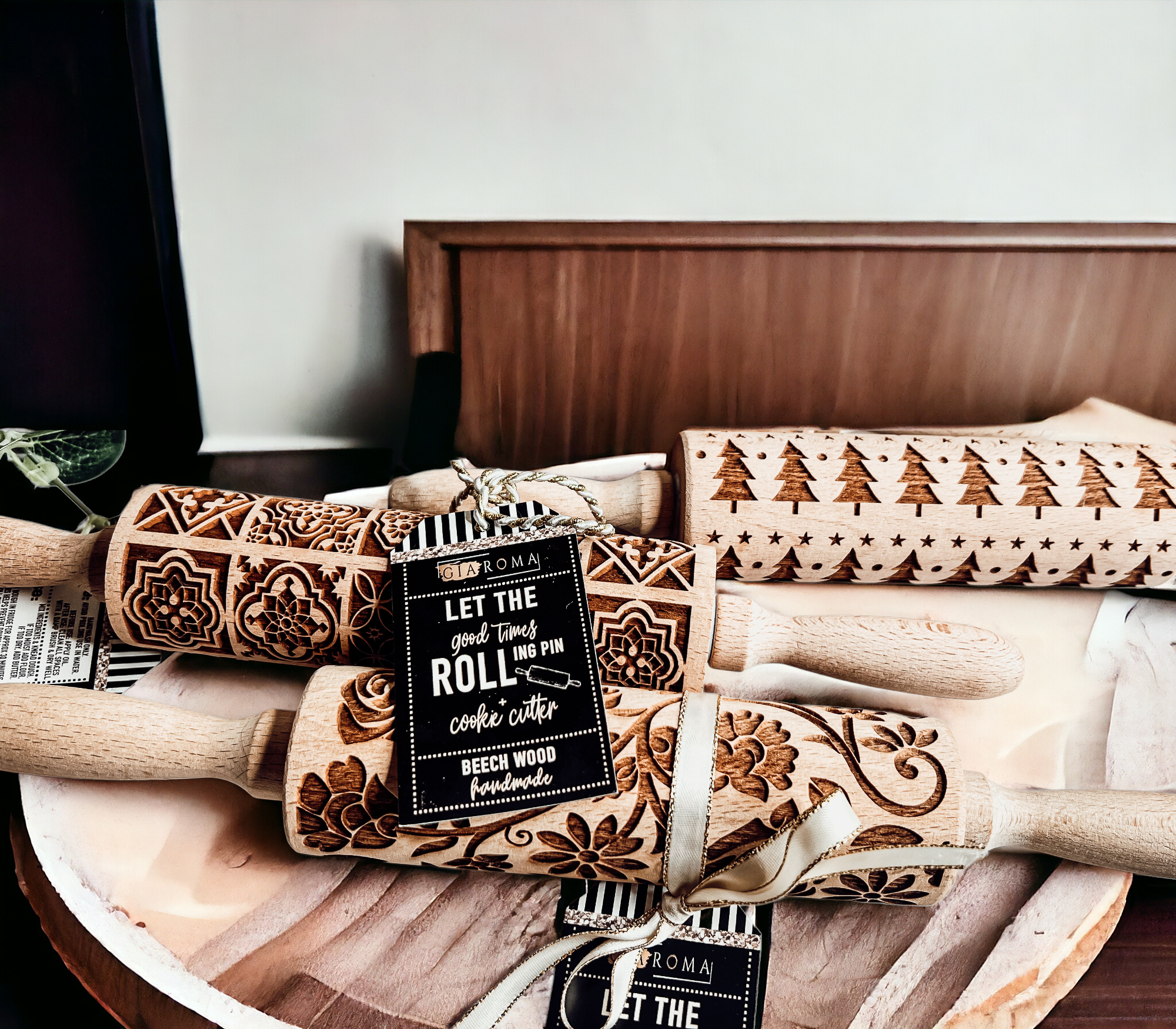 Gia Roma - Wholesale Rolling Pin - Spring Kitchen Gifts + Easter Baking, Rolling Pin for cookie57