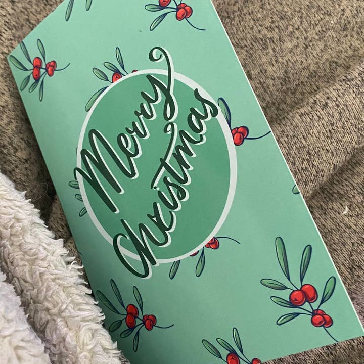 Goodberry Christmas Card for wholesale by Burrows Arts