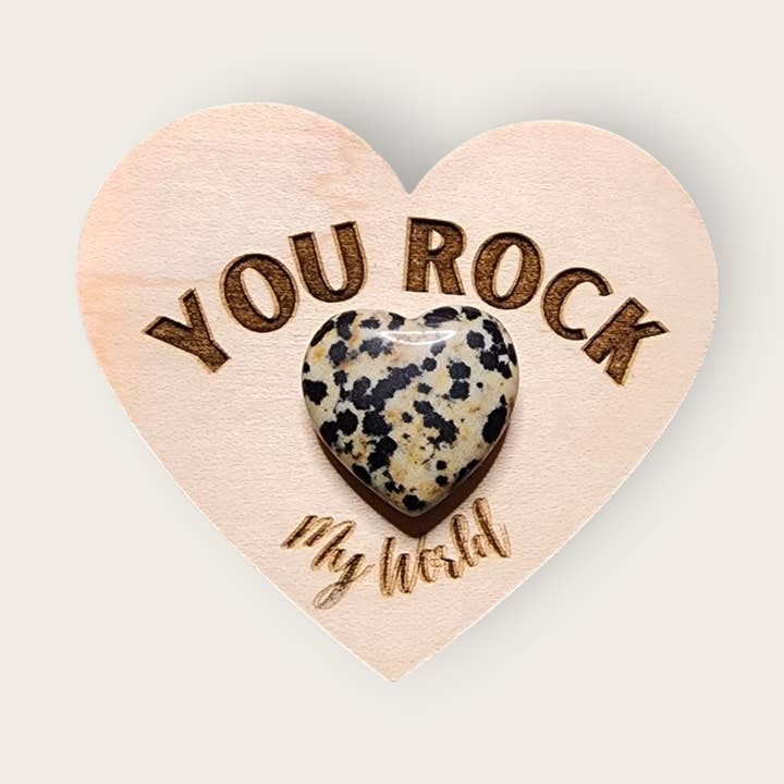 Heart Pocket Rock for wholesale by Olive Branch Laserworks