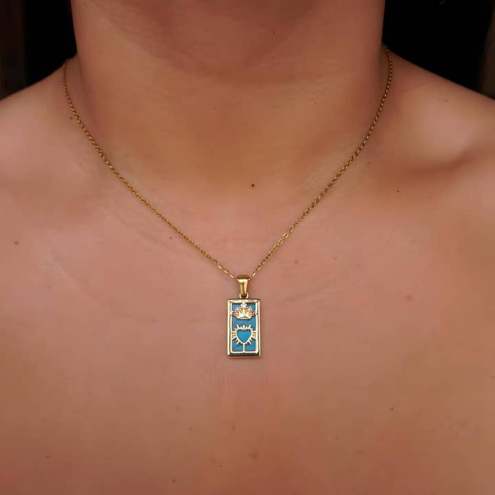 Wild & Free - Wholesale Pendant/charm necklace - El Collar del Tarot de la Emperatriz2