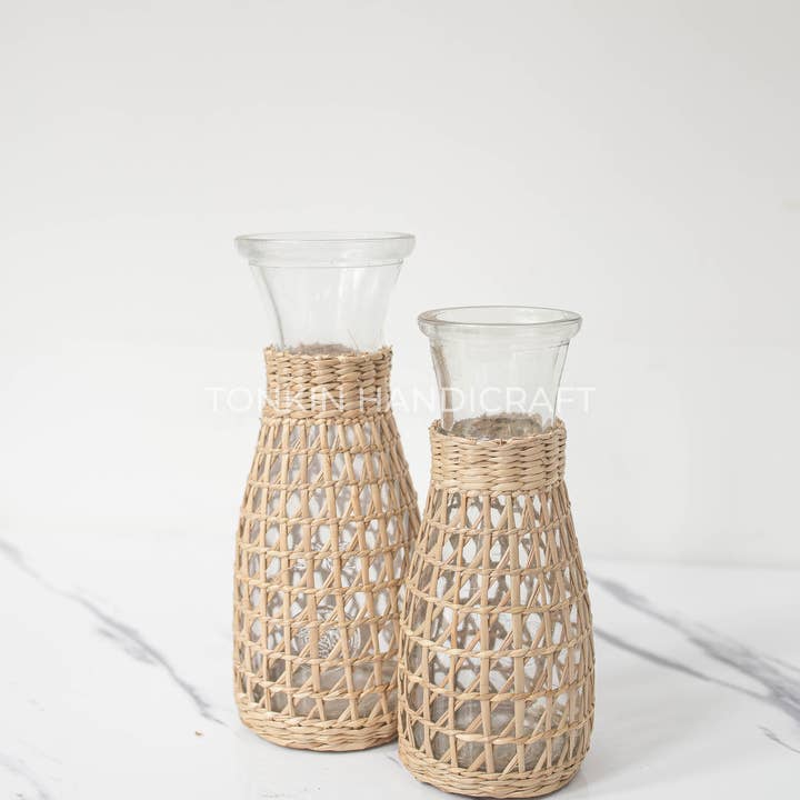 Tonkin Handicraft - Wholesale Pitcher - Seagrass-Wrapped Pitcher6