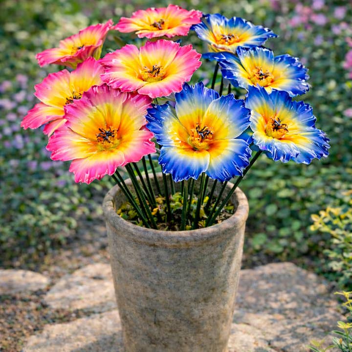 Italian Flower Ceramic Cosmos Stem 7cm – Capodimonte per la vendita all'ingrosso da parte di LUEM ART ceramiche e porcellane di Capodimonte Made In Italy