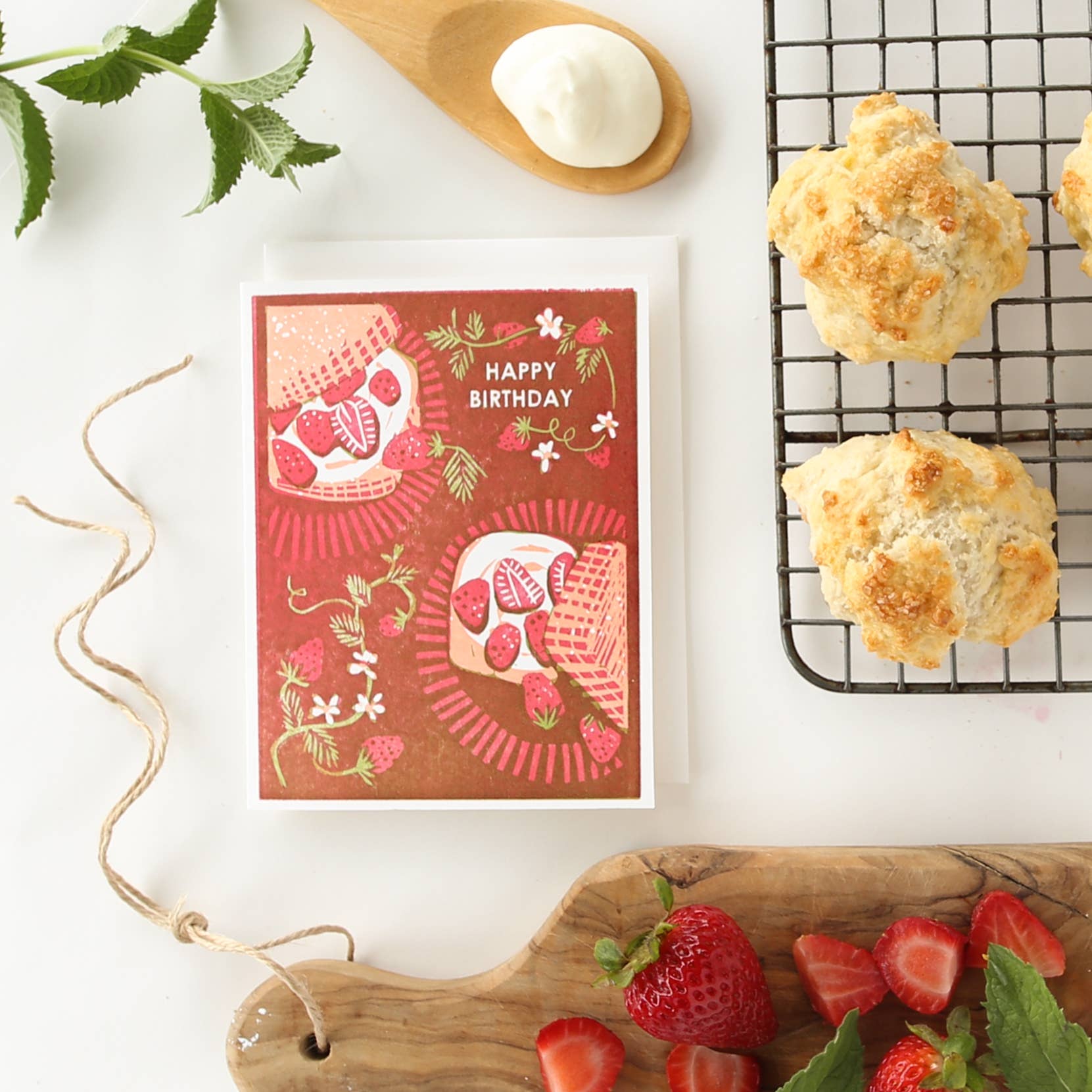 Heartell Press - Wholesale Birthday Card - Happy Birthday (Strawberry Shortcake) Card3
