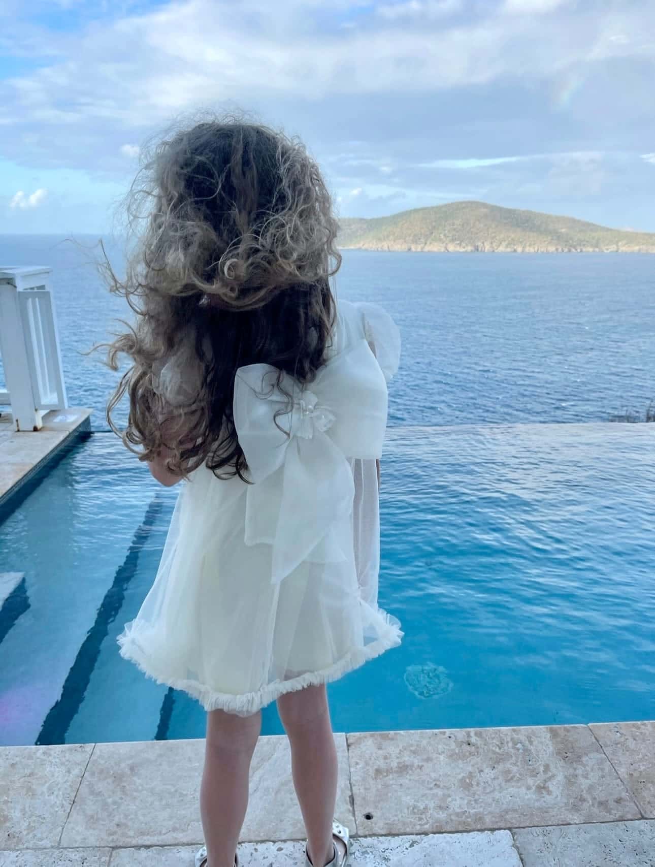 Petite Maison Kids – Vestido - Crianças por atacado – Vestido Bella de tule marfim amanteigado18