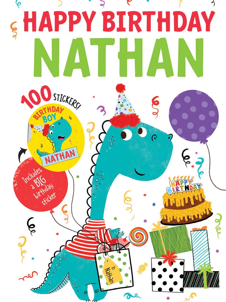 Happy Birthday Nathan for wholesale by Sourcebooks