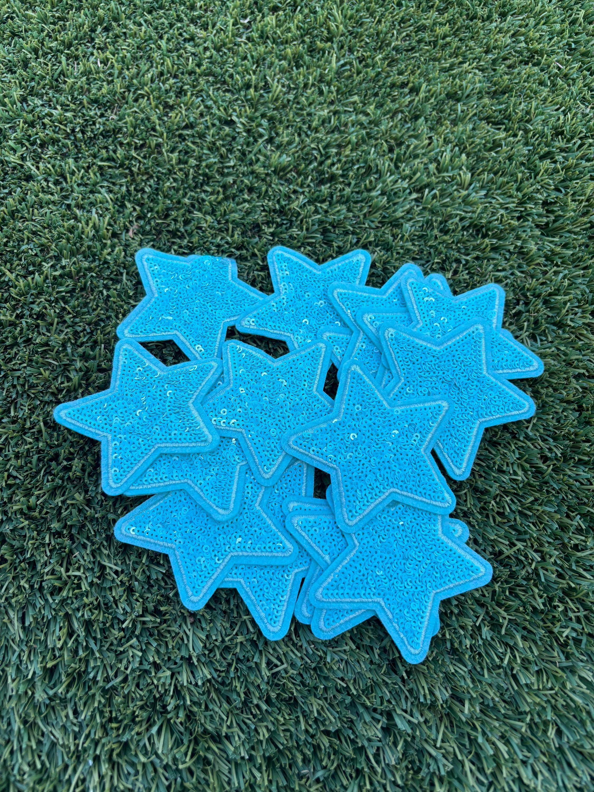 Eric Hill Designs, LLC - Wholesale Patch - Trendy Turquoise 3” Star Patch1