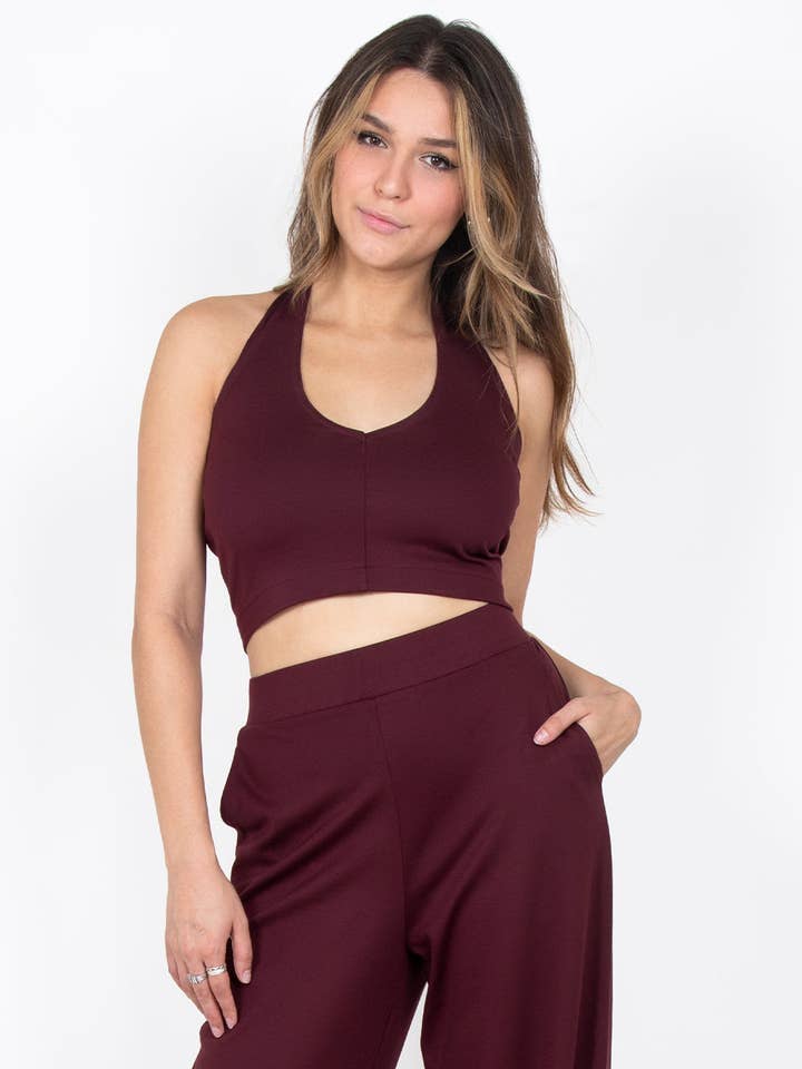 Starling Crop 2-i-1 i Bourgogne för wholesale av Paridaez