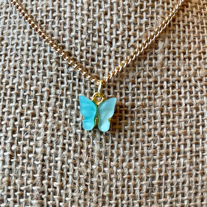 BlueButterflyBazaar – wholesale Hänge-/berlockhalsband – Reylo Kyber Crystal halsband gult och blått för Rey och Ben Solo kristall Star Wars Gift2