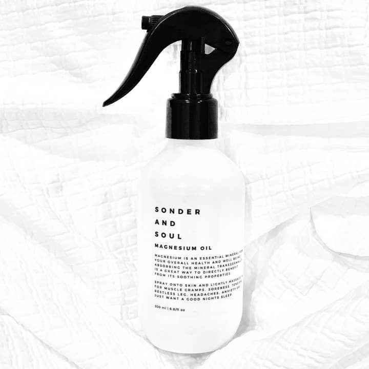 Sonder and Soul - Wholesale Pain Relief Spray/Cream - Magnesium Oil Spray 200ml