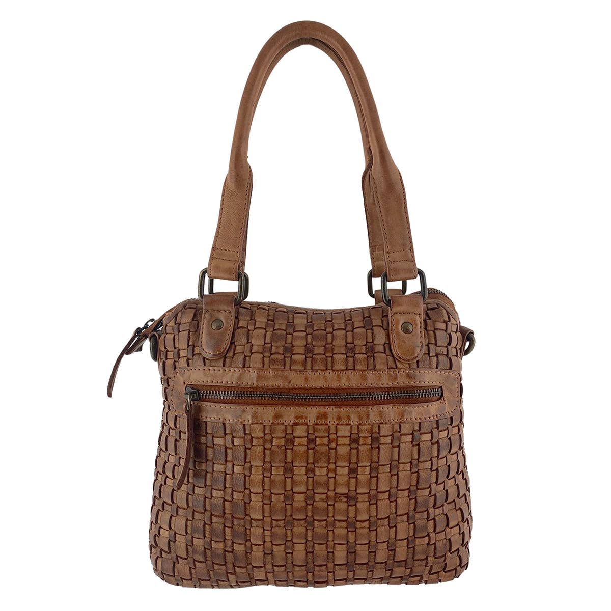 Arrigo - Wholesale Shoulder Bag - Women's - Arrigo Braided Leather Shoulder Bag or Handbag - 4 colours0