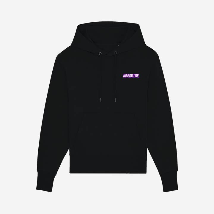Major Billion Purple Hoodie Black for wholesale by MAJOR BILLION