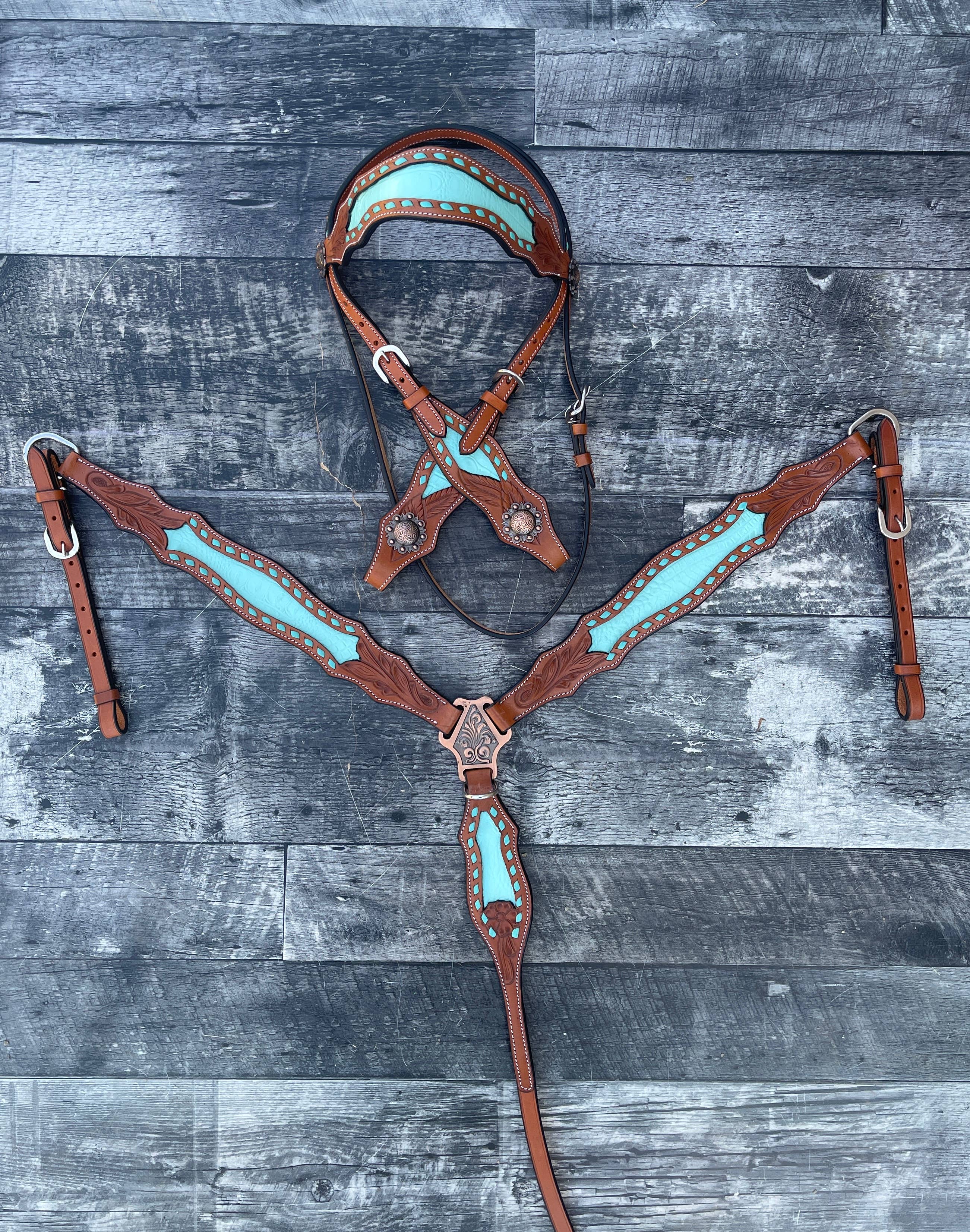 Schulz Equine - Wholesale Horseback Riding Gear - Bonanza Headstall and Breast Collar Set7