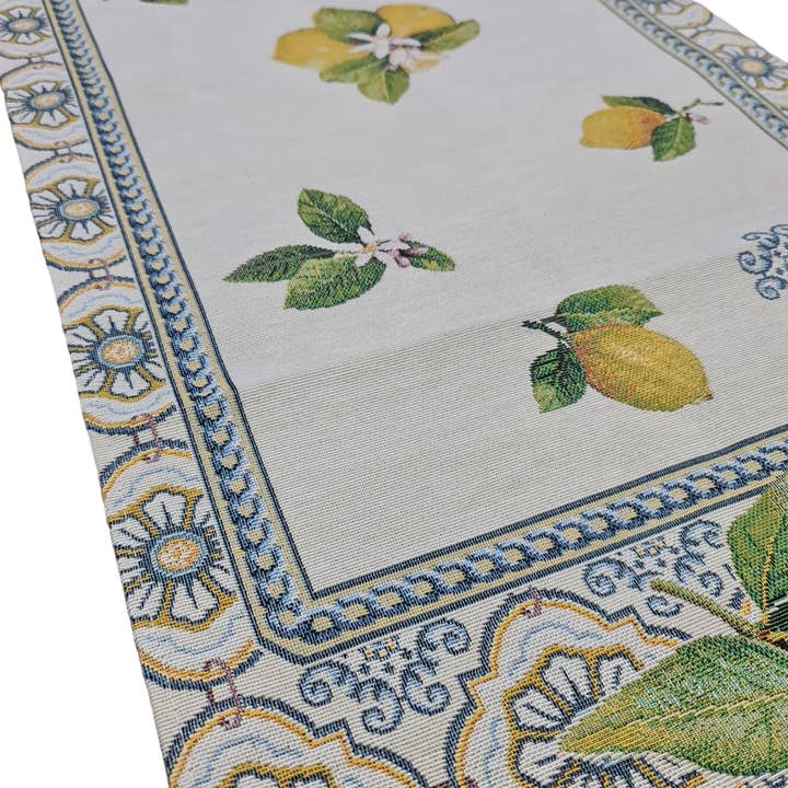 Lunaria Lab - Wholesale Table Runner - Vietri Lemons Runner in Gobelin1