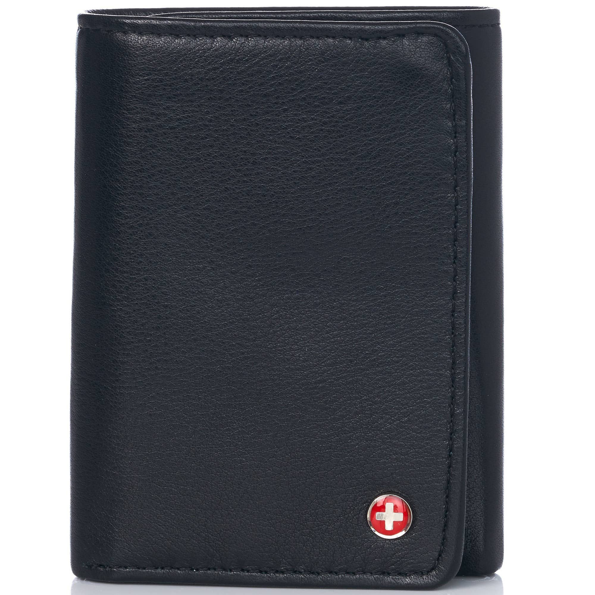 Alpine Swiss - Wholesale Wallet - Men's - Alpine Swiss RFID Mens Wallet Deluxe Capacity Trifold With Divided Bill Section - 978-PARENT6