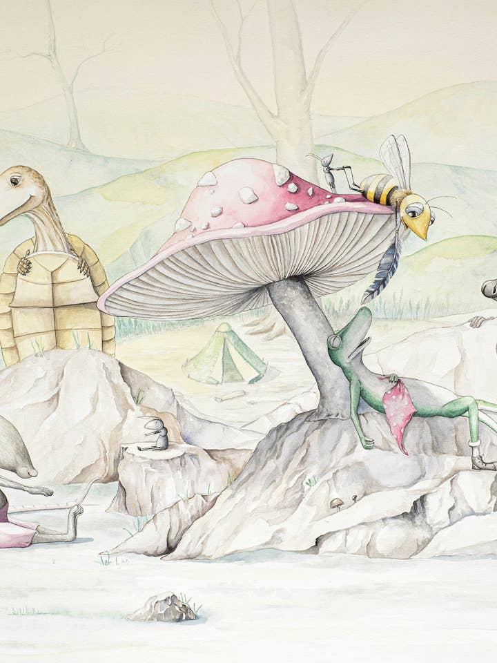 Cumprimenta o Dia Impressão Giclée de "O Que o Mapa Deixou de Fora" por atacado de Katie Crawford Art