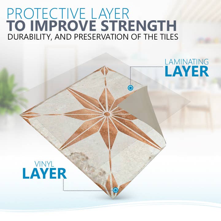 Gold Transform Your Space with Stylish and Easy-to-Install Floor Tiles Model - R12 for wholesale on Faire11