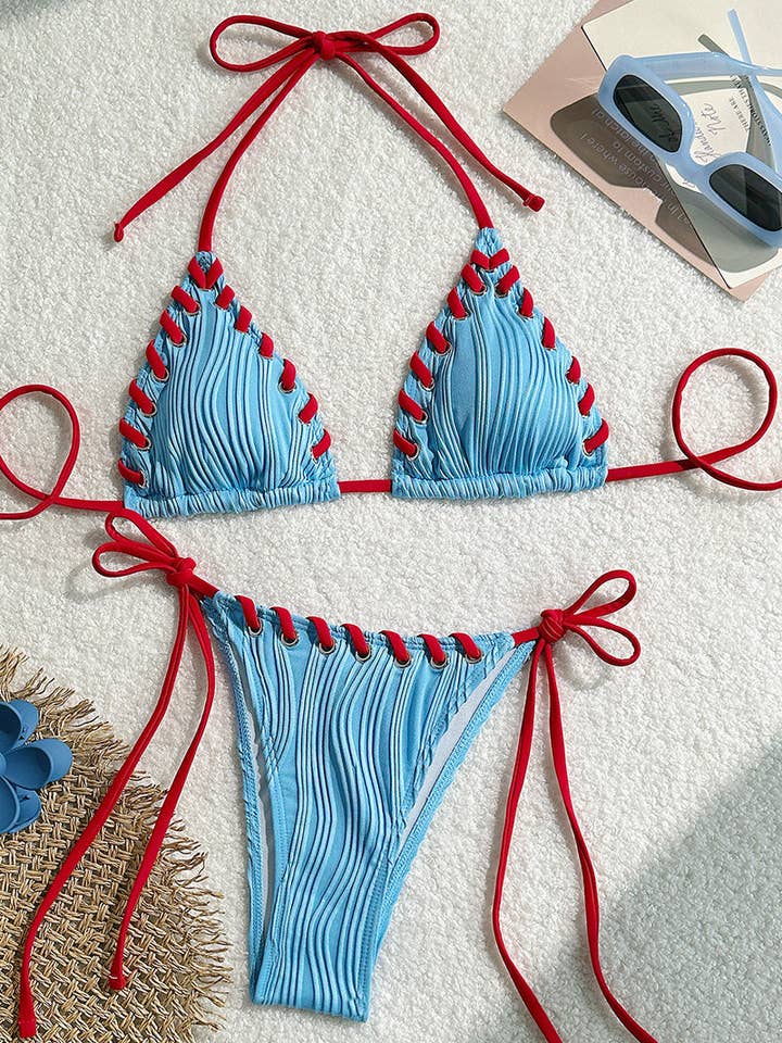 Mccolin - Wholesale Two Piece Swimsuit - Women's - Sexy Solid Bikini Set6