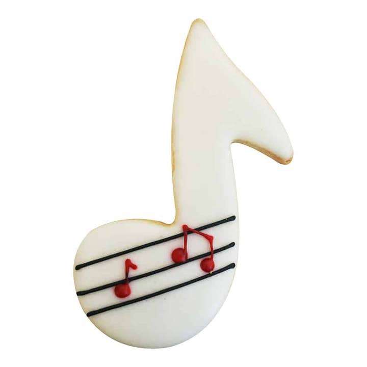 R&M International - Wholesale Cookie Cutter - Music Note Cookie Cutter (3.5")