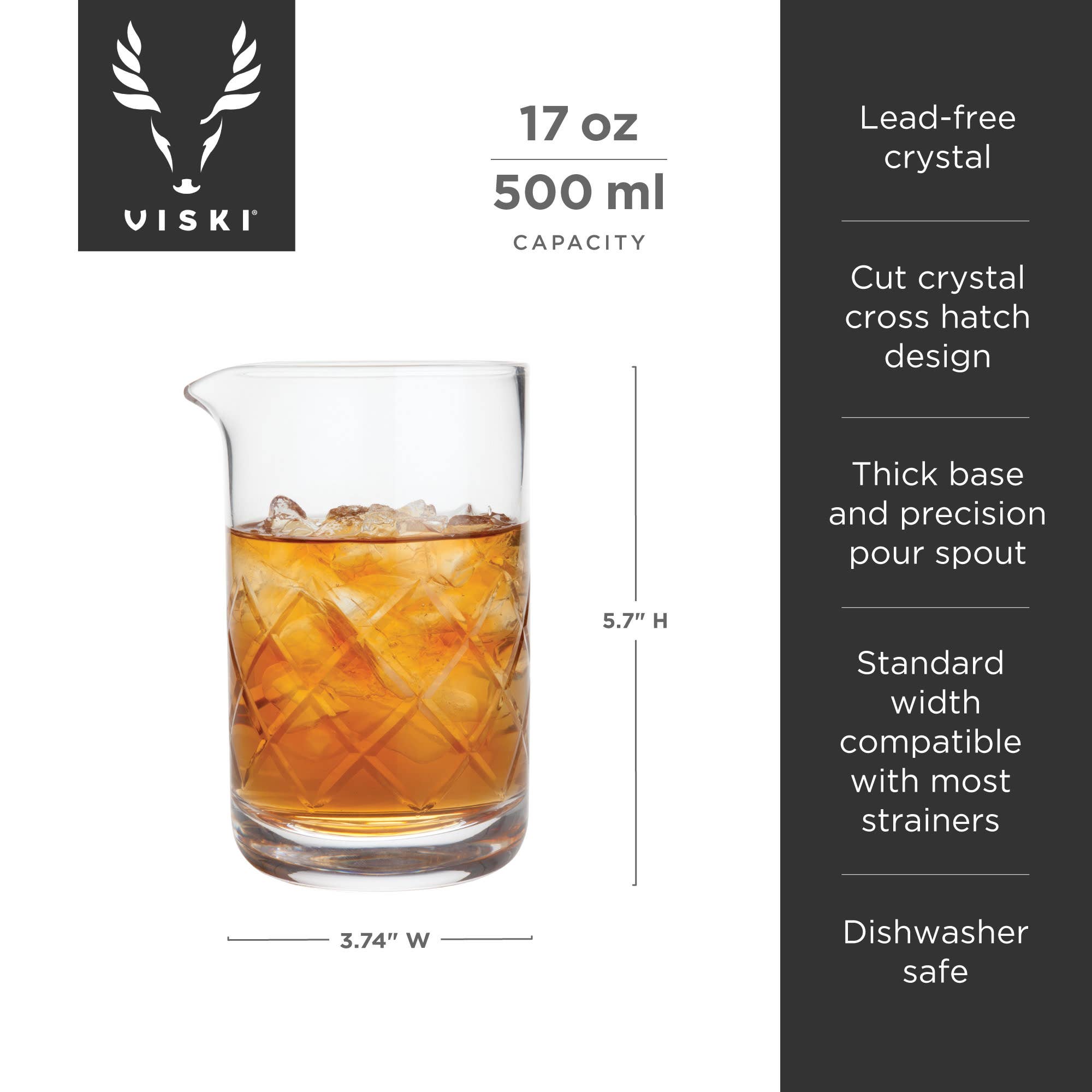 Viski - Vente Ustensiles de bar - Verre à cocktail Viski Professional Crystal6
