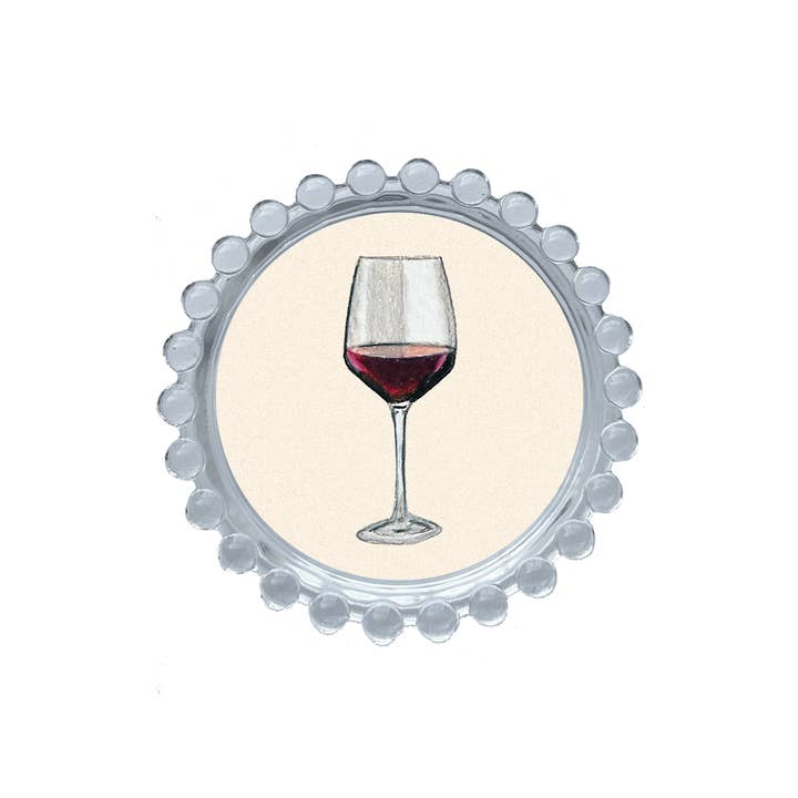 Red Wine Trinket Dish for wholesale by Wear Your Snacks