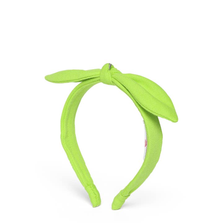 Anna Headband In Lime Green Jersey for wholesale by Elaa