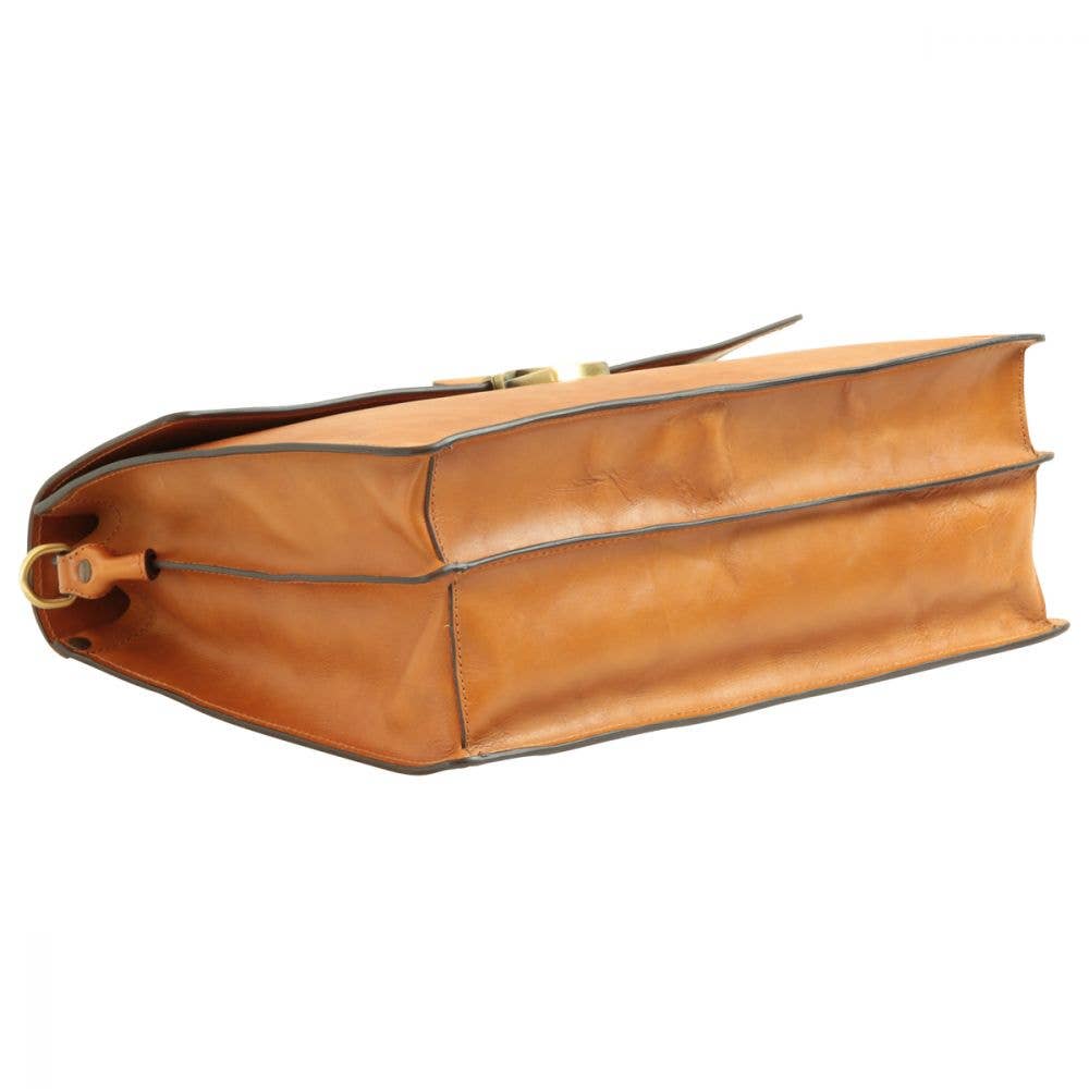 Old Angler Firenze - Wholesale Briefcase - Unisex - Leather Laptop Briefcase5