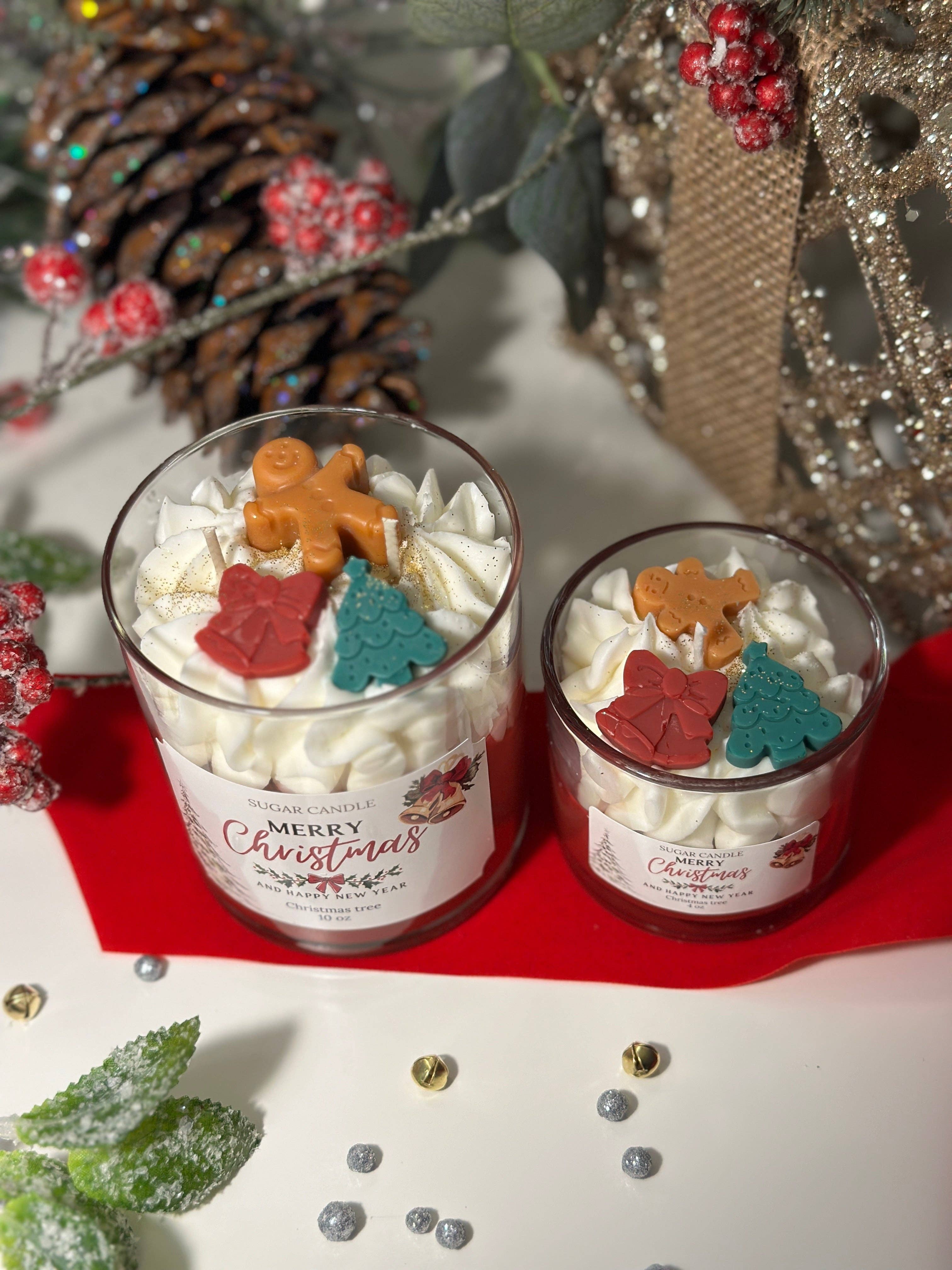 Sugar Candle - Wholesale Jar/Filled Candle - Fraser Fir Christmas Candle – festive soy candle & holiday gift for any occasion1