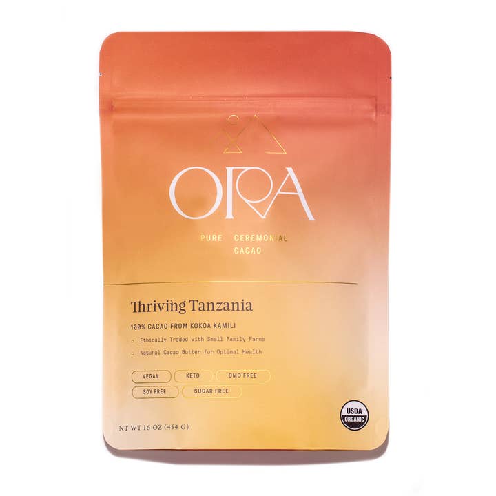 Ora Cacao - Wholesale Hot Cocoa Mix/Kit - Thriving Tanzania 100% Cacao - Organic Ceremonial Chocolate