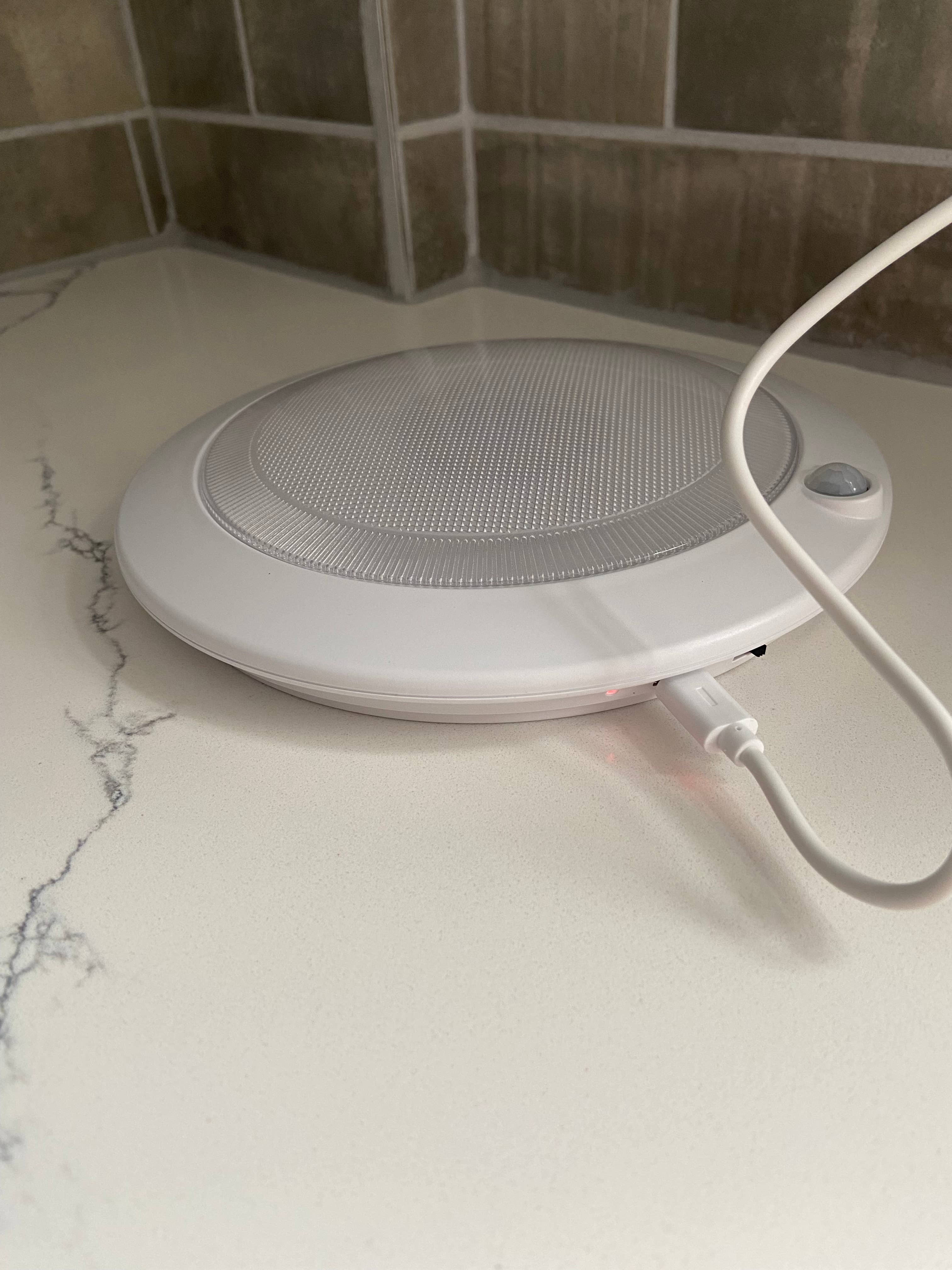 White Omni Large Motion Sensor Wireless LED Light for wholesale on Faire6